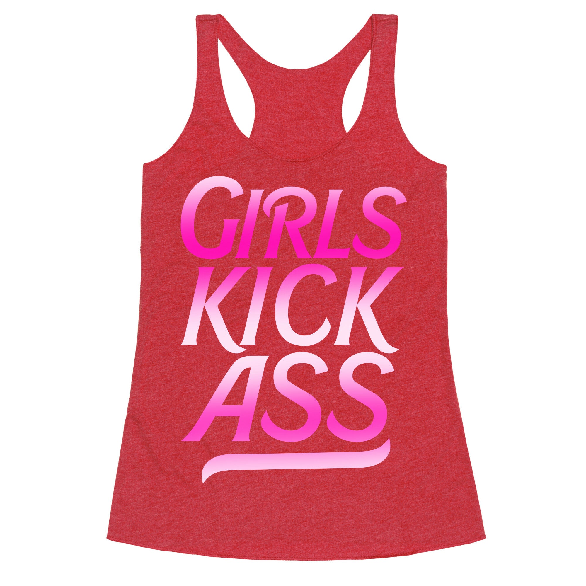 Girls Kick Ass Racerback Tank
